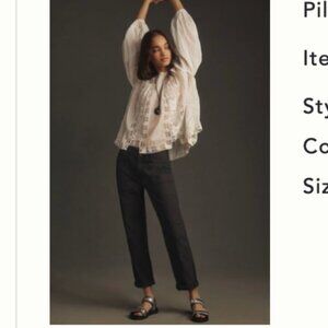 Pilcro The Wanderer Pants in Black Anthropologie